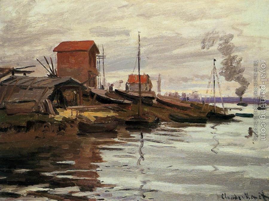 Claude Oscar Monet : The Seine at Le Petit-Gennevilliers